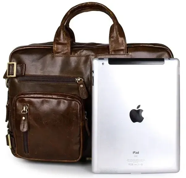 Сумка чоловіча Vintage 14074 Коричнева