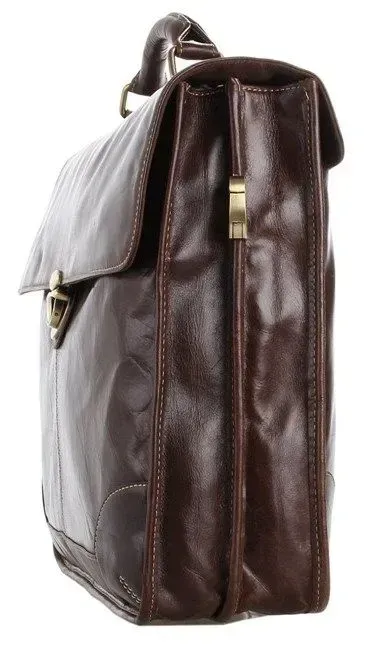 Сумка чоловіча Vintage 14085 для ноутбука Коричнева