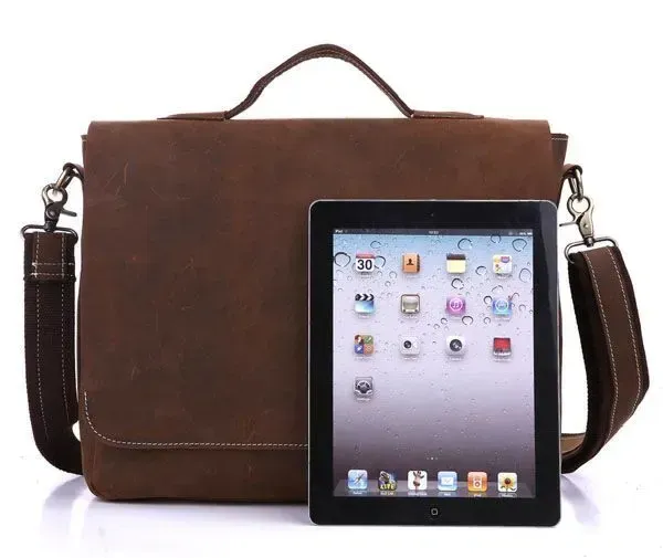 Портфель Vintage 14092 у вінтажному стилі Коричневий