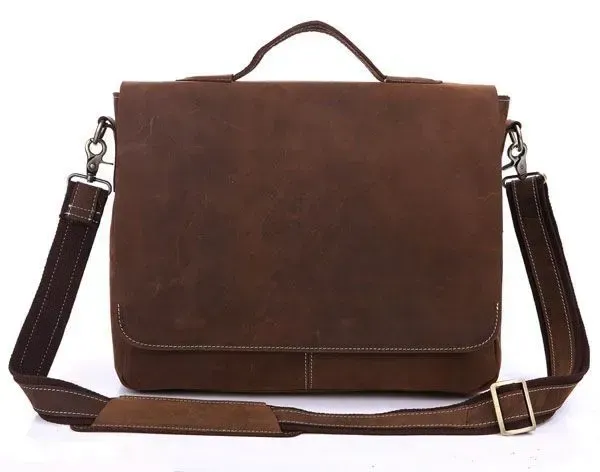 Портфель Vintage 14092 у вінтажному стилі Коричневий