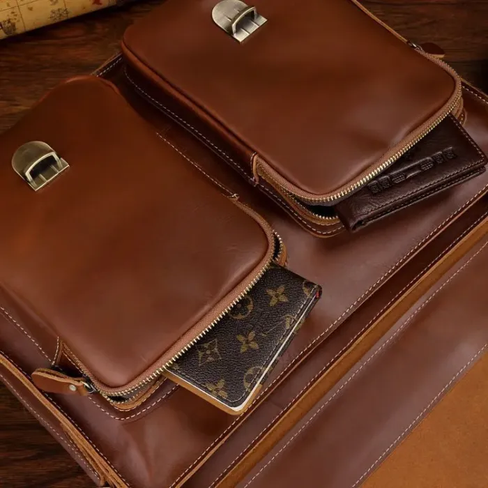 Портфель Vintage 14101 Коричневий