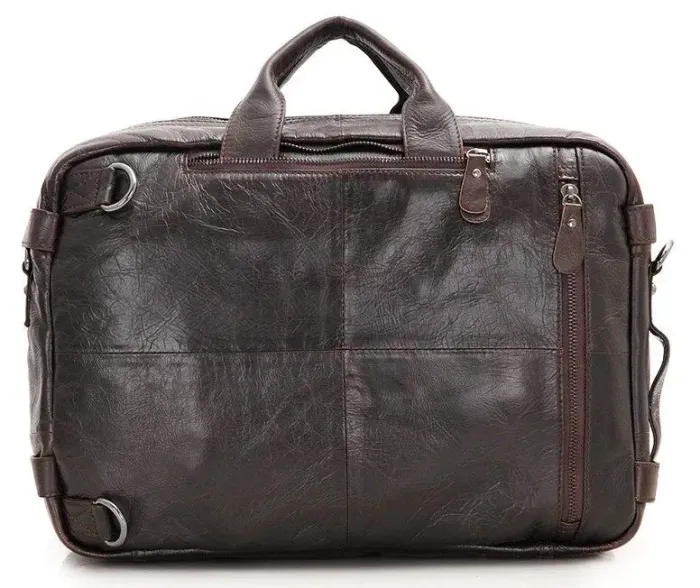 Сумка чоловіча Vintage 14106 трансформер Коричнева