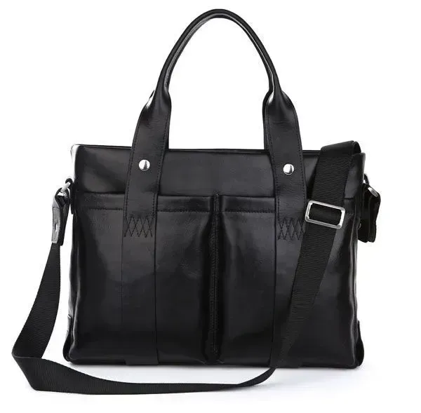 Сумка чоловіча Vintage 14108 Чорна