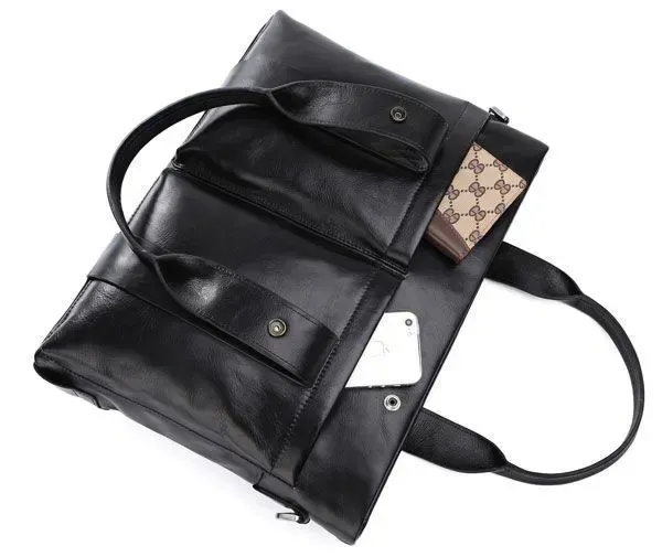 Сумка чоловіча Vintage 14108 Чорна