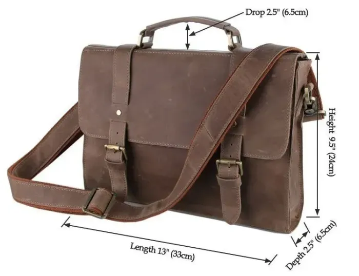 Портфель Vintage 14147 Коричневий