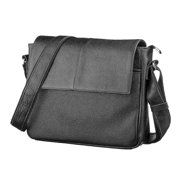 Сумка SHVIGEL 11131 шкіряна Чорна