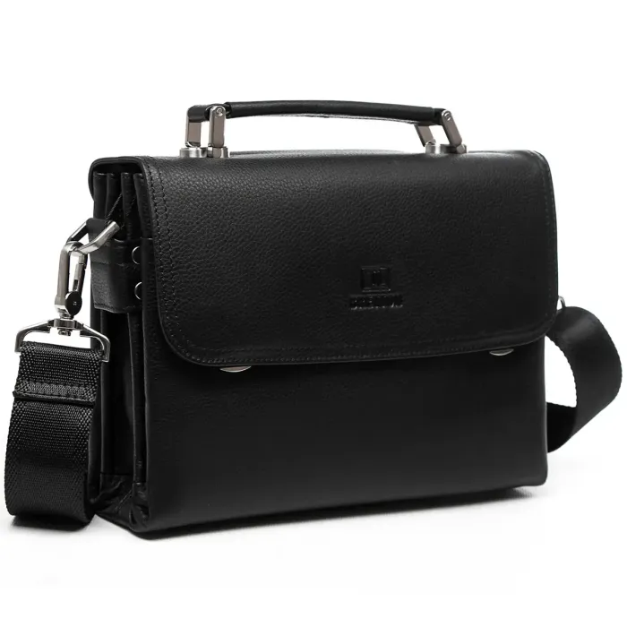Сумка Чоловіча Барсетка шкіра BRETTON 9012-18 black
