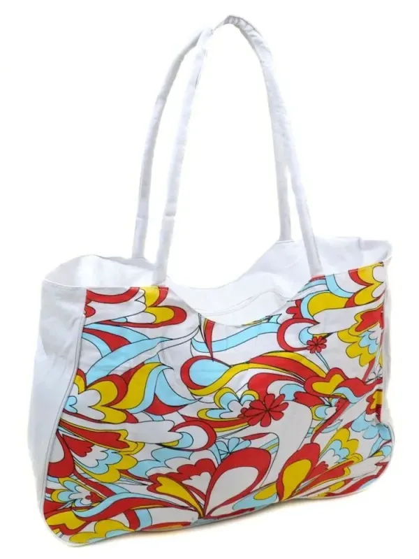 Сумка Жіноча Пляжна текстиль LUXEVA /1323 white