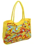 Сумка Жіноча Пляжна текстиль LUXEVA /1323 yellow