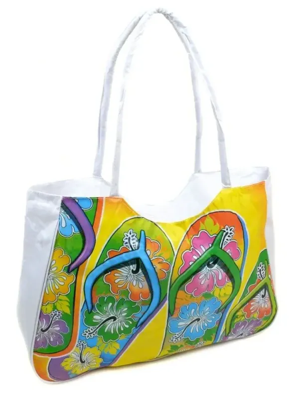 Сумка Жіноча Пляжна текстиль LUXEVA /1327 white