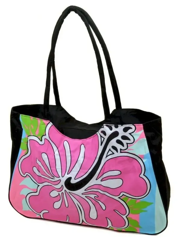 Сумка Женская Пляжная текстиль LUXEVA /1331 black