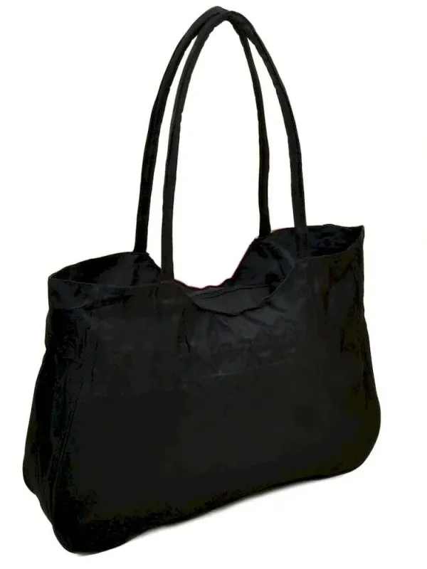 Сумка Женская Пляжная текстиль LUXEVA /1331 black