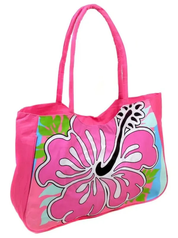 Сумка Женская Пляжная текстиль LUXEVA /1331 pink