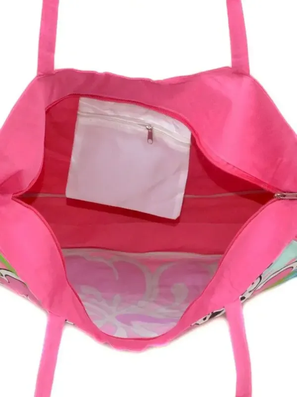 Сумка Женская Пляжная текстиль LUXEVA /1331 pink