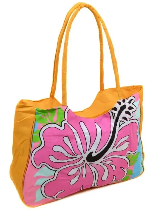 Сумка Жіноча Пляжна текстиль LUXEVA /1331 yellow