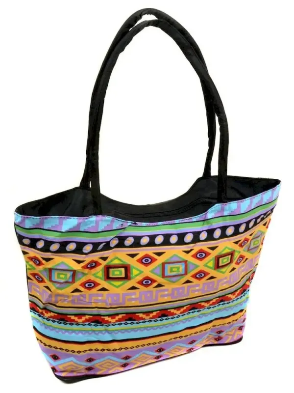 Сумка Женская Пляжная текстиль LUXEVA /1340 black