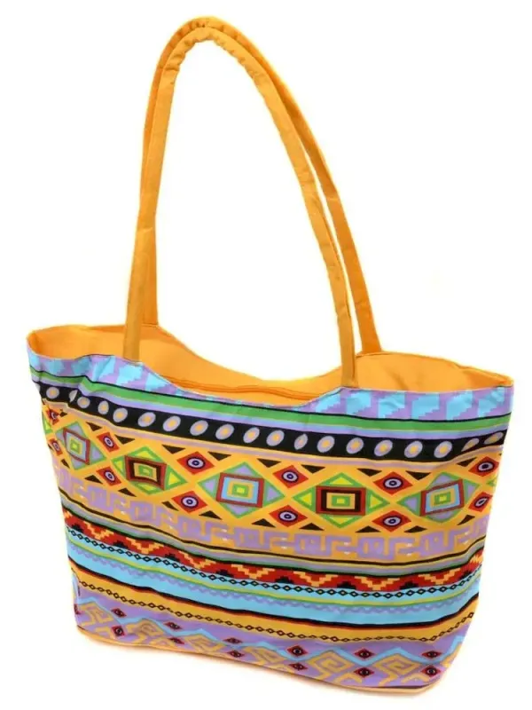 Сумка Женская Пляжная текстиль LUXEVA /1340 yellow