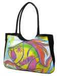 Сумка Жіноча Пляжна текстиль LUXEVA 1329 black