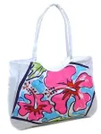 Сумка Жіноча Пляжна текстиль LUXEVA 1353 white