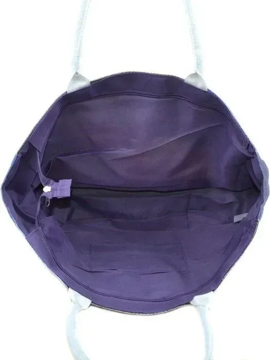 Сумка Жіноча Пляжна текстиль LUXEVA PC 9139-1 blue печать