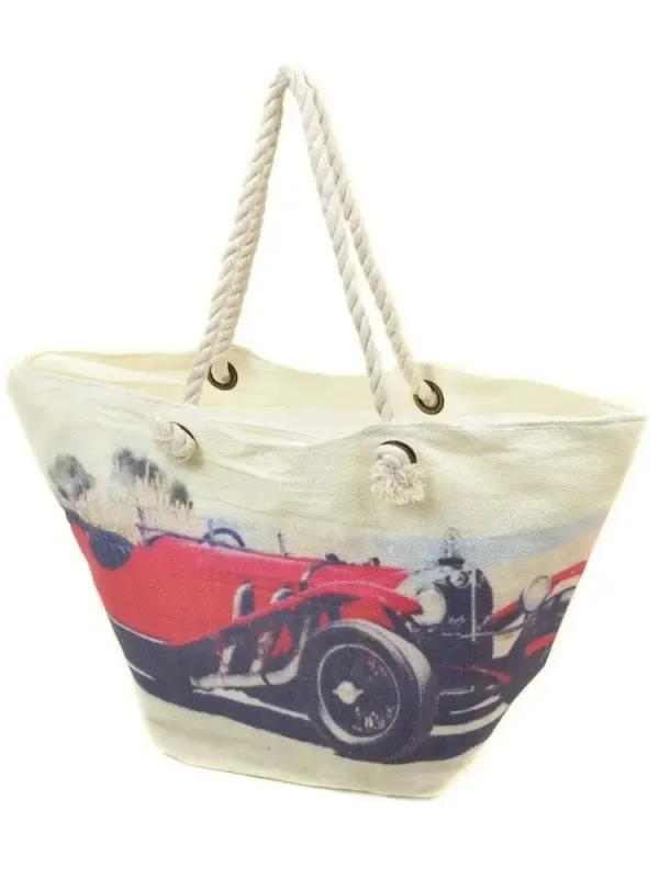 Сумка Женская Пляжная текстиль Luxeva PC 9140-1 red печать