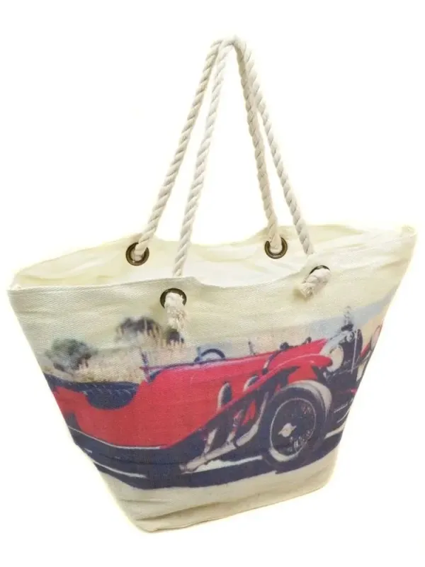 Сумка Женская Пляжная текстиль Luxeva PC 9140-1 red печать