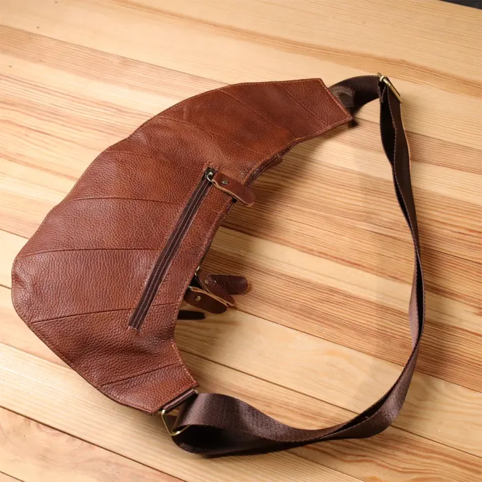 Чоловіча сумка через плече з натуральної шкіри Vintage 22960 Коричневий