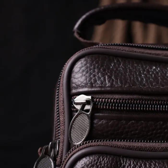 Невелика сумка на плече з натуральної шкіри Vintage 15055 Коричневий