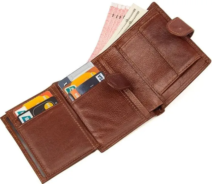 Гаманець чоловічий Vintage 14496 Коричневий