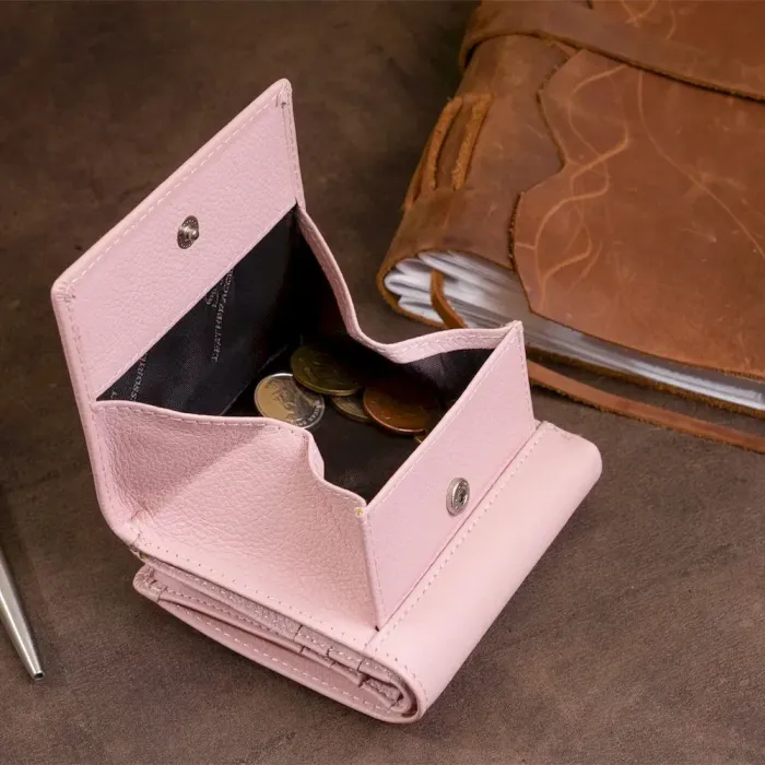 Компактний жіночий гаманець ST Leather 19258 Рожевий