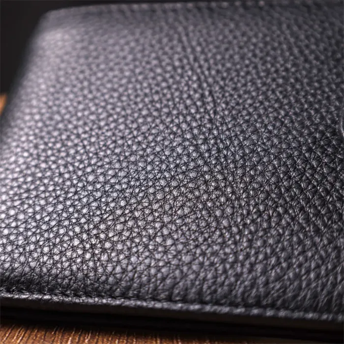 Горизонтальний чоловічий гаманець з натуральної шкіри Vintage 15019 Чорний