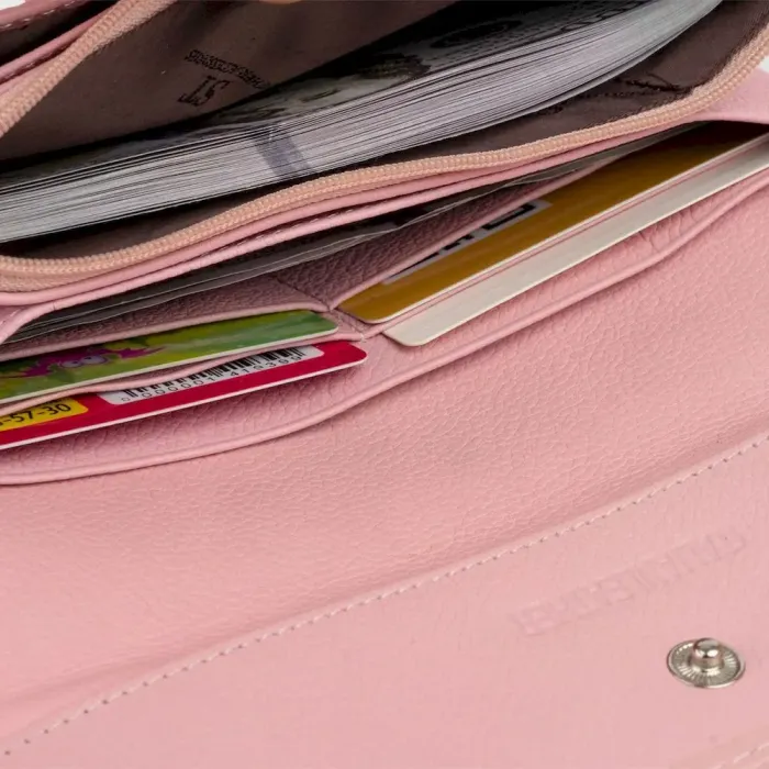 Клатч зі шкіри жіночий ST Leather 19323 Рожевий