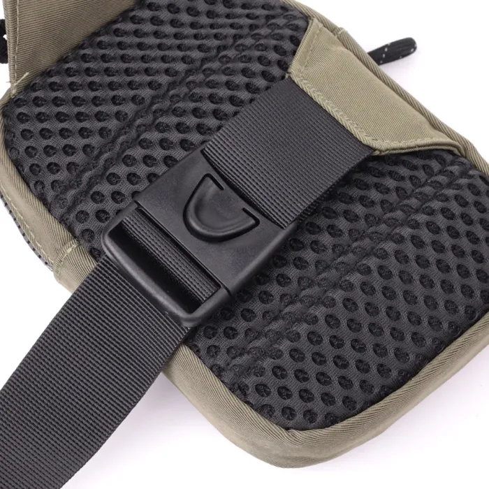 Невелика слінг сумка для подорожей із якісного текстилю Vintage 22871 Зелений