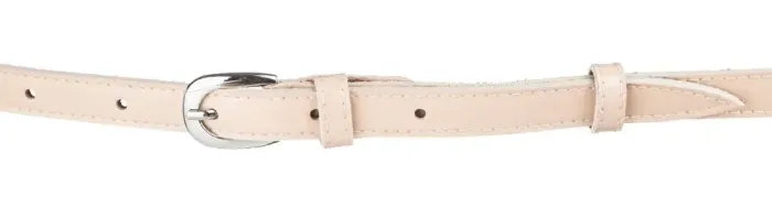 Пояс кожаный MAYBIK 15240 Пудровый