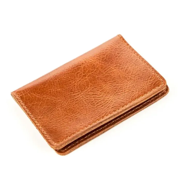 Обкладинка для посвідчення Shvigel 13928 Шкіряна Руда