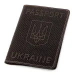 Обкладинка на паспорт Shvigel 13930 Коричнева шкіряна