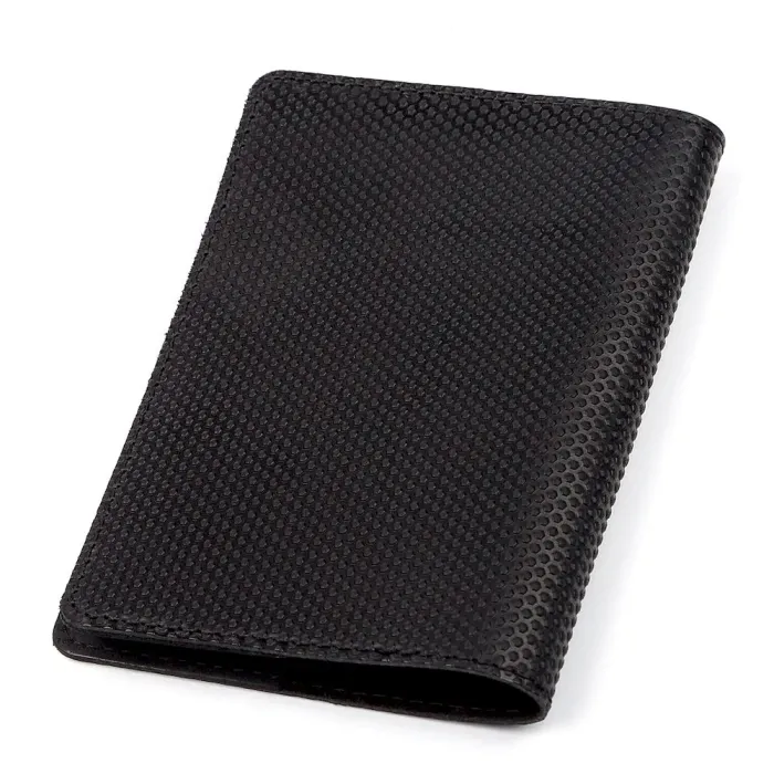 Обкладинка на паспорт Shvigel 13931 Чорна шкіряна