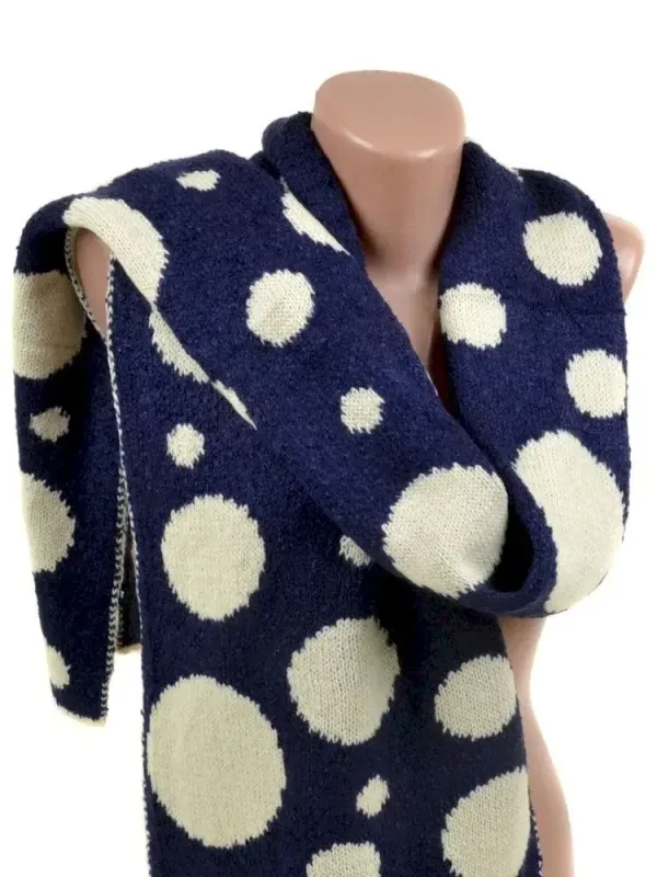 Шарф Жіночий Осінь-Зима Віскоза M0450 blue