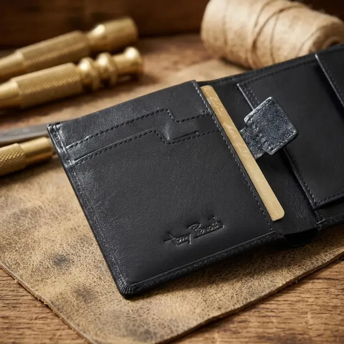 Жіноче вертикальне портмоне Tony Perotti Nevada 3504 nero (90652) Чорне
