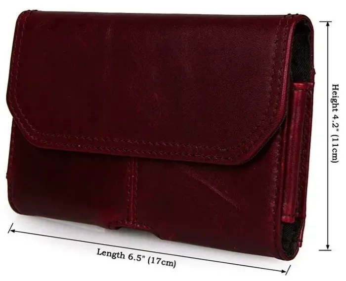 Чохол для смартфона Vintage 14299 Шкіряний Бордовий