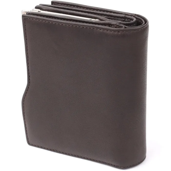 Місткий жіночий вертикальний гаманець з натуральної шкіри Tony Perotti 20841_1 (2656 moro) Коричневий