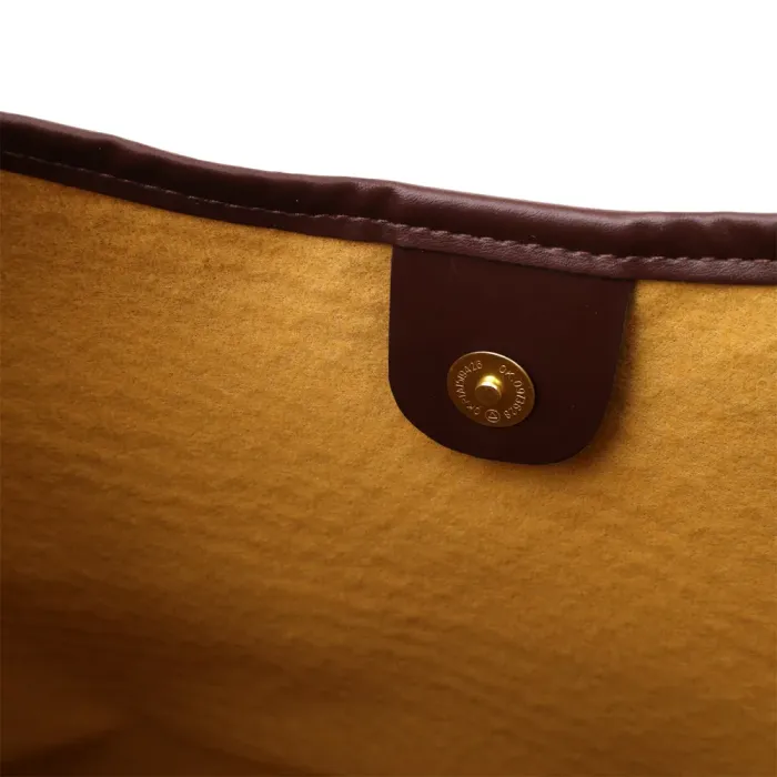 Жіноча сумка з переплетеної екошкіри Vintage 15142 Коричневий