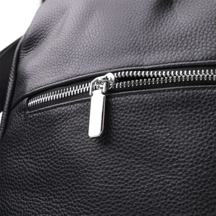 Класичний жіночий рюкзак з натуральної шкіри Vintage 23061 Чорний