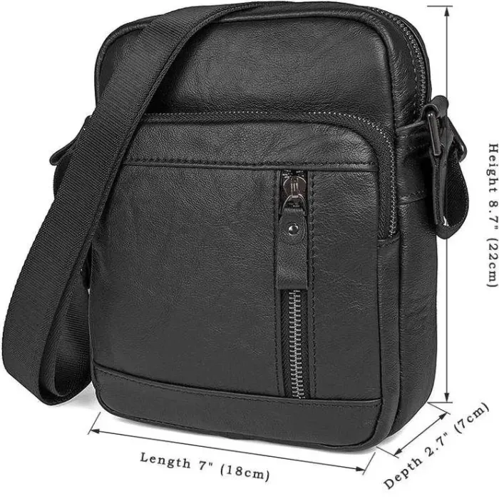 Сумка Vintage 14527 із натуральної шкіри Чорна