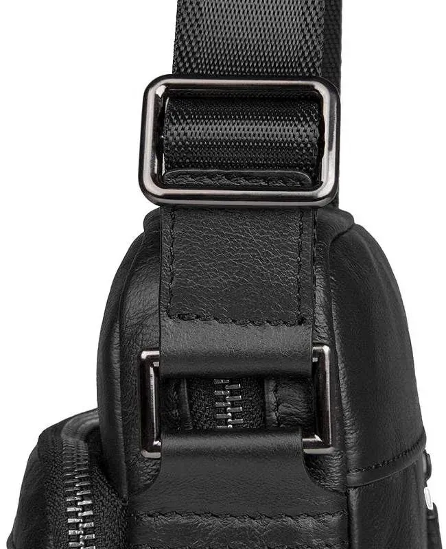 Сумка Vintage 14527 із натуральної шкіри Чорна