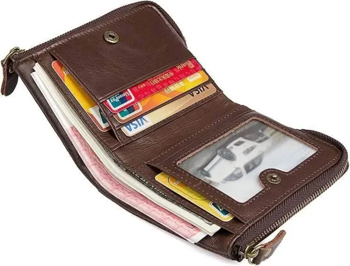 Гаманець Vintage 14530 із натуральної шкіри Коричневий