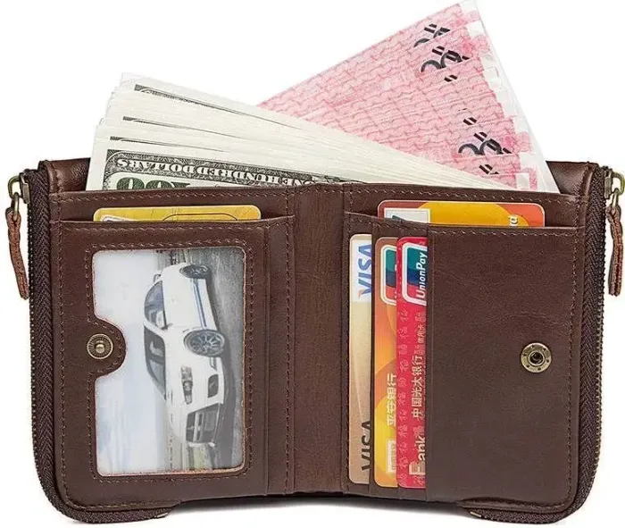 Гаманець Vintage 14530 із натуральної шкіри Коричневий