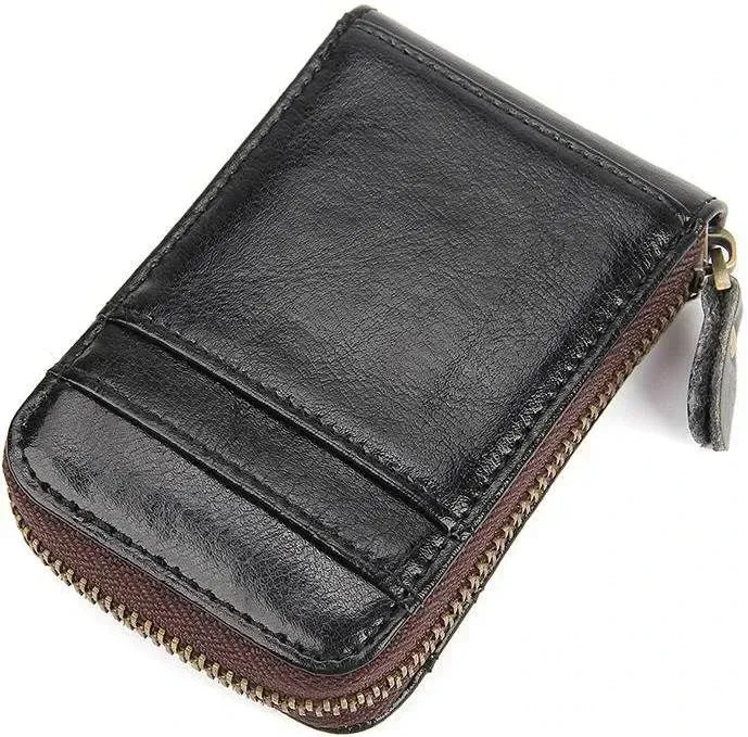 Візитниця Vintage 14531 із натуральної шкіри Чорна