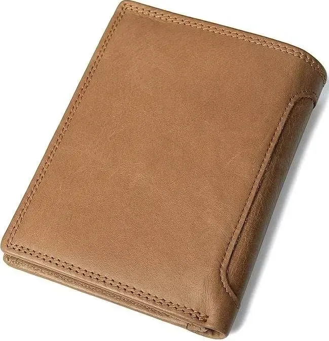 Портмоне чоловіче Vintage 14533 з натуральної шкіри Коричневе