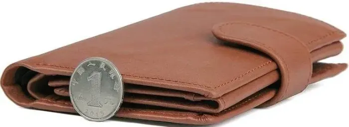 Портмоне чоловіче Vintage 14534 з натуральної шкіри Коричневе